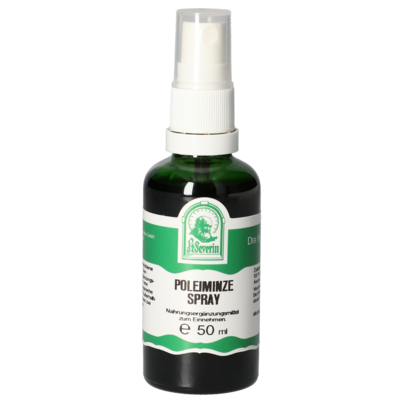 Sie sehen eine Packung POLEIMINZE SPRAY 50 ML, Produktbild: 01 POLEIMINZE SPRAY 50 ML, A-Nr.: 5832627 - 01