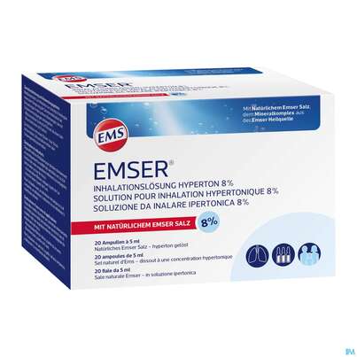 Emser Inhalationslösung Hypertone Lösung 8% 20st, A-Nr.: 5428145 - 02