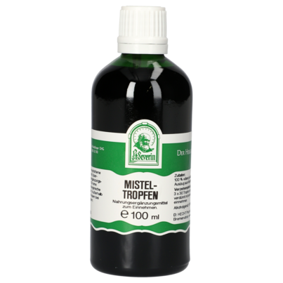 Sie sehen eine Packung MISTEL TROPFEN 100 ML, Produktbild: 01 MISTEL TROPFEN 100 ML, A-Nr.: 4246620 - 01