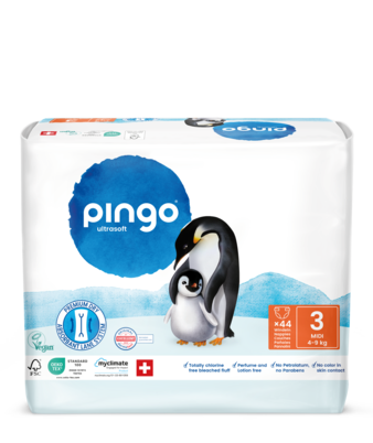 Bio Windeln Nr.3 Midi 4-9kg Pinguin – Pingo Swiss, A-Nr.: 4559543 - 01