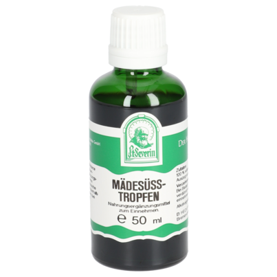 Sie sehen eine Packung MÄDESÜSS TROPFEN 50 ML, Produktbild: 01 MÄDESÜSS TROPFEN 50 ML, A-Nr.: 4376819 - 01
