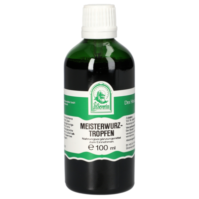Sie sehen eine Packung MEISTERWURZ TROPFEN 100 ML, Produktbild: 01 MEISTERWURZ TROPFEN 100 ML, A-Nr.: 4484615 - 01