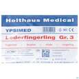 Sie sehen eine Packung Fingerlinge Leder-ypsimed Gr 3 1st, Produktbild: 06 Fingerlinge Leder-ypsimed Gr 3 1st, A-Nr.: 5139688 - 06
