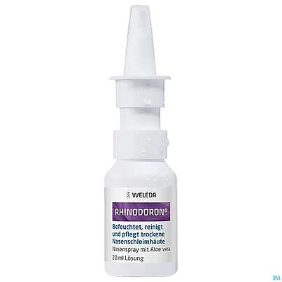 Sie sehen eine Packung Nasenspray Rhinodoron +aloe Vera 20ml, Produktbild: 10 Nasenspray Rhinodoron +aloe Vera 20ml, A-Nr.: 2378234 - 10