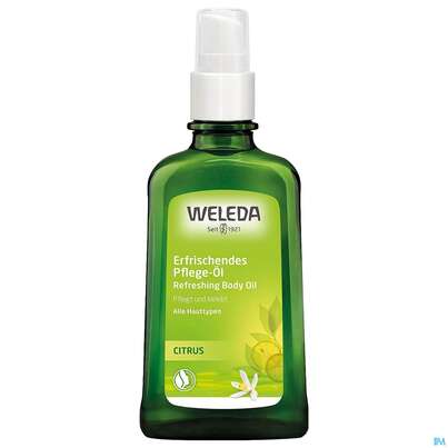 Sie sehen eine Packung Weleda Citrus Erfrischendes Pflege Oel 100ml, Produktbild: 04 Weleda Citrus Erfrischendes Pflege Oel 100ml, A-Nr.: 4583607 - 04
