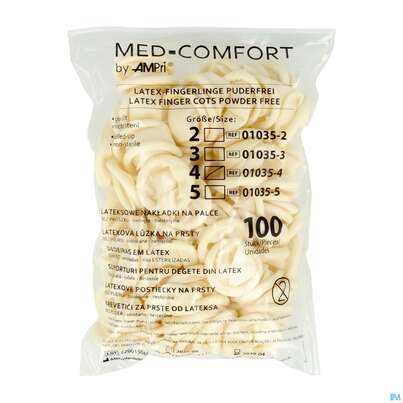 Sie sehen eine Packung Fingerlinge Eurohelp Latex Kondom Gerollt Gr 4 100st, Produktbild: 01 Fingerlinge Eurohelp Latex Kondom Gerollt Gr 4 100st, A-Nr.: 2370250 - 01