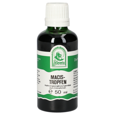 Sie sehen eine Packung MACIS TROPFEN 50 ML, Produktbild: 01 MACIS TROPFEN 50 ML, A-Nr.: 4485365 - 01