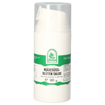 Sie sehen eine Packung MÄDESÜSSBLÜTEN SALBE 90 G, Produktbild: 01 MÄDESÜSSBLÜTEN SALBE 90 G, A-Nr.: 5637624 - 01