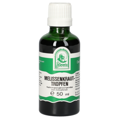 Sie sehen eine Packung MELISSENKRAUT TROPFEN 50 ML, Produktbild: 01 MELISSENKRAUT TROPFEN 50 ML, A-Nr.: 5471342 - 01