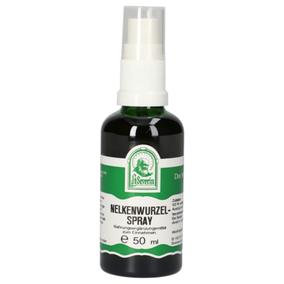 Sie sehen eine Packung NELKENWURZEL SPRAY 50 ML, Produktbild: 01 NELKENWURZEL SPRAY 50 ML, A-Nr.: 4484650 - 01