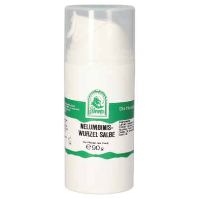 Sie sehen eine Packung NELUMBINISWURZEL SALBE 90 G, Produktbild: 01 NELUMBINISWURZEL SALBE 90 G, A-Nr.: 5695656 - 01