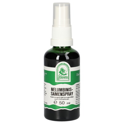 Sie sehen eine Packung NELUMBINISWURZEL SPRAY 50 ML, Produktbild: 01 NELUMBINISWURZEL SPRAY 50 ML, A-Nr.: 4485158 - 01