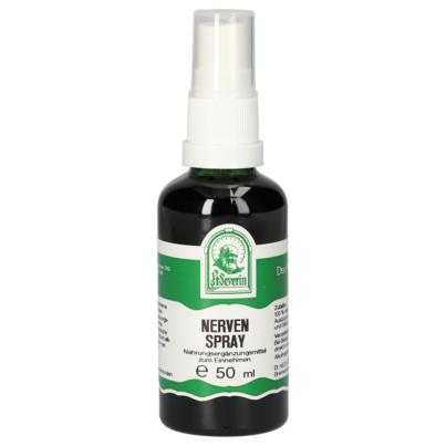 Sie sehen eine Packung NERVEN SPRAY 50 ML, Produktbild: 01 NERVEN SPRAY 50 ML, A-Nr.: 4800269 - 01