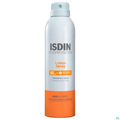 Sie sehen eine Packung Sonnenprodukte Isdin/fotoprotector Lotion Spray 250ml, Produktbild: 04 Sonnenprodukte Isdin/fotoprotector Lotion Spray 250ml, A-Nr.: 5082066 - 04