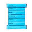 Sie sehen eine Packung APOfit Wochendispenser 7 Dosierer Planer blau, Produktbild: 01 APOfit Wochendispenser 7 Dosierer Planer blau, A-Nr.: 5965096 - 01