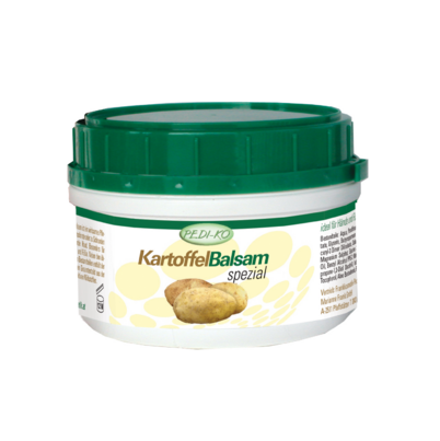 Sie sehen eine Packung Kartoffelbalsam Pediko mit Parfüm 300 ml, Produktbild: 01 Kartoffelbalsam Pediko mit Parfüm 300 ml, A-Nr.: 3293830 - 01
