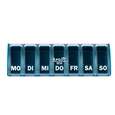 Sie sehen eine Packung APOfit Wochendispenser 1 Dosierer Box türkis, Produktbild: 01 APOfit Wochendispenser 1 Dosierer Box türkis, A-Nr.: 5965067 - 01