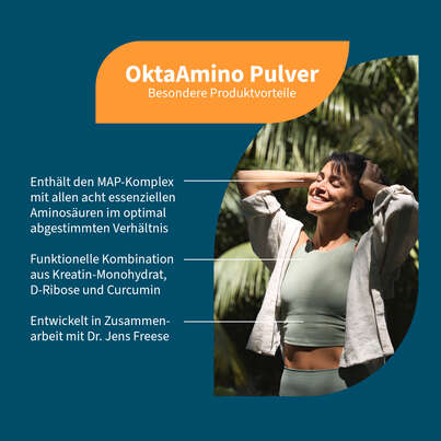 Sie sehen eine Packung NatuGena OktaAmino Pulver, Produktbild: 02 NatuGena OktaAmino Pulver, A-Nr.: 6036068 - 02