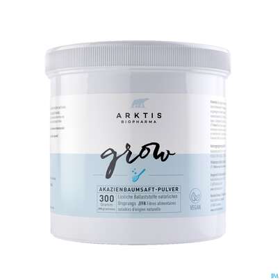Sie sehen eine Packung Akazienfaser Pulver Arktis Grow 300g, Produktbild: 02 Akazienfaser Pulver Arktis Grow 300g, A-Nr.: 4750399 - 02