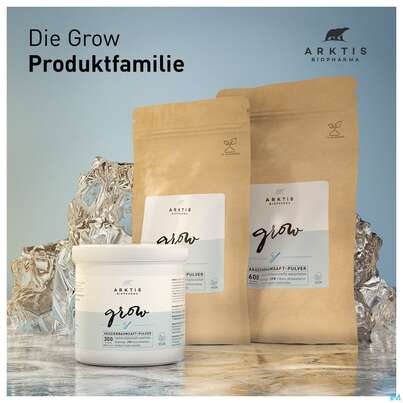 Sie sehen eine Packung Akazienfaser Pulver Arktis Grow 300g, Produktbild: 07 Akazienfaser Pulver Arktis Grow 300g, A-Nr.: 4750399 - 07