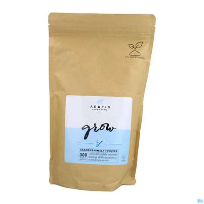 Sie sehen eine Packung Akazienfaser Pulver Arktis Grow Nf 300g, Produktbild: 02 Akazienfaser Pulver Arktis Grow Nf 300g, A-Nr.: 5713905 - 02