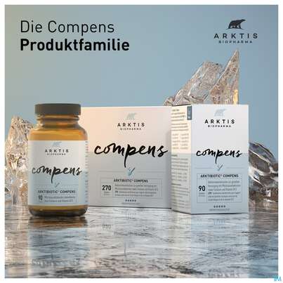Sie sehen eine Packung Arktis Arktibiotic Pulver Compens 90g, Produktbild: 07 Arktis Arktibiotic Pulver Compens 90g, A-Nr.: 4750347 - 07