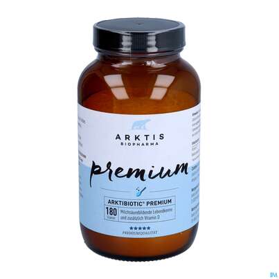 Sie sehen eine Packung Arktis Arktibiotic Pulver Premium 180g, Produktbild: 04 Arktis Arktibiotic Pulver Premium 180g, A-Nr.: 4750330 - 04