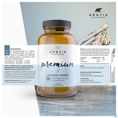 Sie sehen eine Packung Arktis Arktibiotic Pulver Premium 180g, Produktbild: 07 Arktis Arktibiotic Pulver Premium 180g, A-Nr.: 4750330 - 07