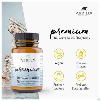 Sie sehen eine Packung Arktis Arktibiotic Pulver Premium 30g, Produktbild: 04 Arktis Arktibiotic Pulver Premium 30g, A-Nr.: 4750318 - 04