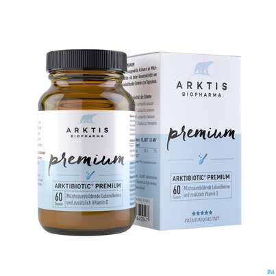 Sie sehen eine Packung Arktis Arktibiotic Pulver Premium 60g, Produktbild: 06 Arktis Arktibiotic Pulver Premium 60g, A-Nr.: 4750324 - 06