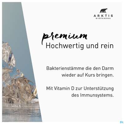 Sie sehen eine Packung Arktis Arktibiotic Pulver Premium 60g, Produktbild: 08 Arktis Arktibiotic Pulver Premium 60g, A-Nr.: 4750324 - 08
