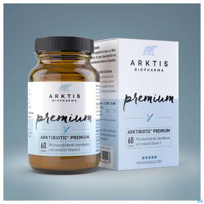 Sie sehen eine Packung Arktis Arktibiotic Pulver Premium 60g, Produktbild: 13 Arktis Arktibiotic Pulver Premium 60g, A-Nr.: 4750324 - 13