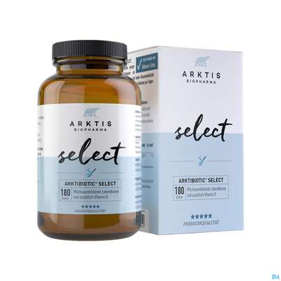 Sie sehen eine Packung Arktis Arktibiotic Pulver Select 180g, Produktbild: 06 Arktis Arktibiotic Pulver Select 180g, A-Nr.: 4750287 - 06
