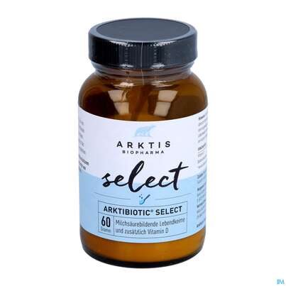 Sie sehen eine Packung Arktis Arktibiotic Pulver Select 60g, Produktbild: 06 Arktis Arktibiotic Pulver Select 60g, A-Nr.: 4750270 - 06