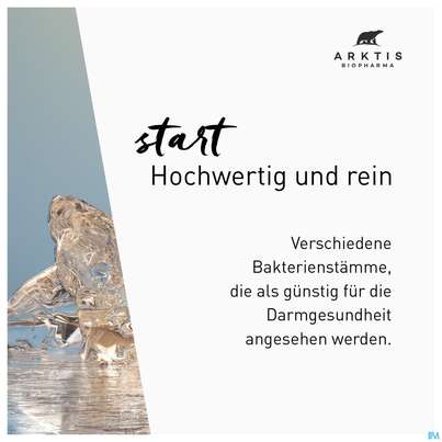 Sie sehen eine Packung Arktis Arktibiotic Pulver Start 60g, Produktbild: 03 Arktis Arktibiotic Pulver Start 60g, A-Nr.: 4750301 - 03