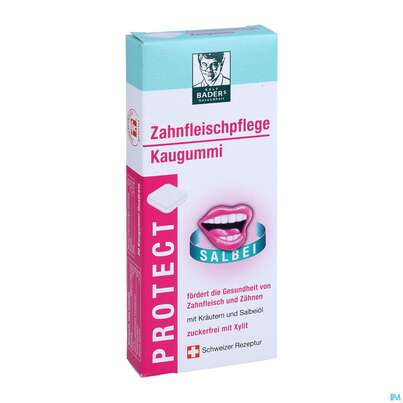 Baders Protect Zahnfleischpflege Kaugummi Cur 20st, A-Nr.: 4111541 - 03