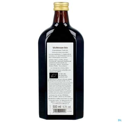 Sie sehen eine Packung Biofit Hild Trank Vichtosan 0,5l, Produktbild: 03 Biofit Hild Trank Vichtosan 0,5l, A-Nr.: 2194379 - 03