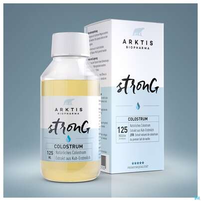 Sie sehen eine Packung Colostrum Fluessig Arktis Strong 125ml, Produktbild: 02 Colostrum Fluessig Arktis Strong 125ml, A-Nr.: 4750442 - 02