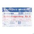 Sie sehen eine Packung Fingerlinge Leder-ypsimed Gr 6 1st, Produktbild: 01 Fingerlinge Leder-ypsimed Gr 6 1st, A-Nr.: 5139719 - 01