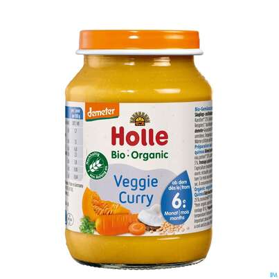 Holle Bio/demeter Glaeschen Veggie Curry 190g, A-Nr.: 5070985 - 02