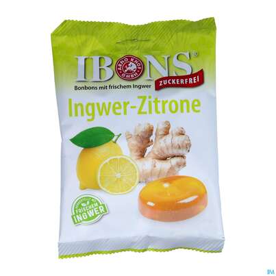 Ibons Lutschbonbons/zuckerfrei Zitrone 75g, A-Nr.: 4782318 - 01