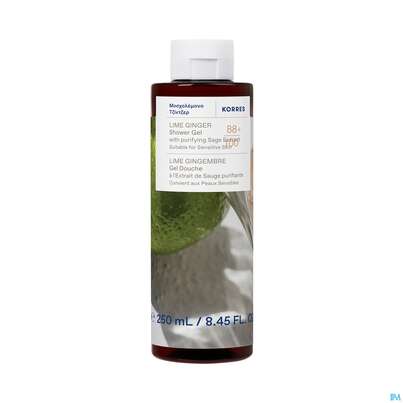 Korres Lime Ginger Duschgel 250ml, A-Nr.: 5793206 - 02