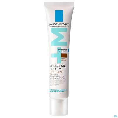 Sie sehen eine Packung La Roche Posay Effaclar Duo+m Unifiant Dunkel 40ml, Produktbild: 03 La Roche Posay Effaclar Duo+m Unifiant Dunkel 40ml, A-Nr.: 5883139 - 03