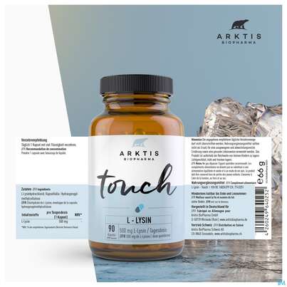 L-lysin Kapseln Arktis Touch 90st, A-Nr.: 4750672 - 06