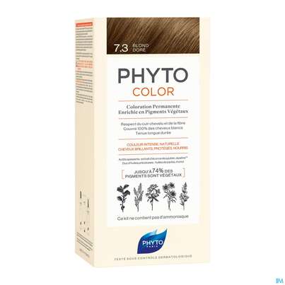 Sie sehen eine Packung Phytocolor 7.3 Goldblond 1pk, Produktbild: 03 Phytocolor 7.3 Goldblond 1pk, A-Nr.: 4898682 - 03