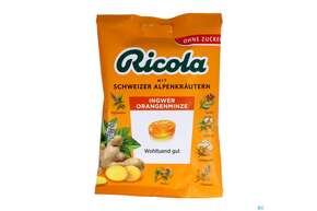 Ricola Zuckerfrei Ingwer Orangenminze Beute 75g, A-Nr.: 5627407 - 01