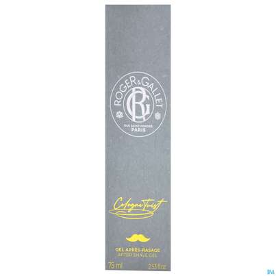 Sie sehen eine Packung Roger & Gallet Cologne Twist After Shave Gel 75ml, Produktbild: 01 Roger & Gallet Cologne Twist After Shave Gel 75ml, A-Nr.: 5931128 - 01