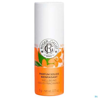 Sie sehen eine Packung Roger & Gallet Neroli Wellbeing/solid Fragrance 5g, Produktbild: 05 Roger & Gallet Neroli Wellbeing/solid Fragrance 5g, A-Nr.: 5890004 - 05