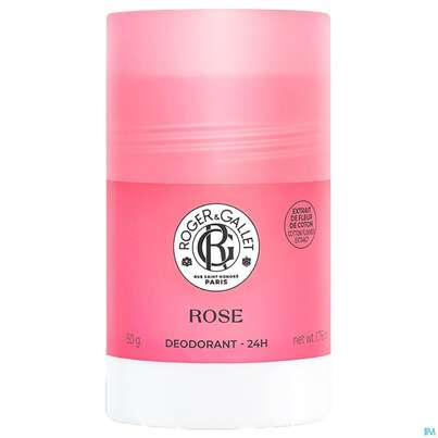 Sie sehen eine Packung Roger & Gallet Rose Deodorant 24h 50g, Produktbild: 03 Roger & Gallet Rose Deodorant 24h 50g, A-Nr.: 5976444 - 03