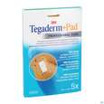 Sie sehen eine Packung Tegaderm +pad 9x15cm 3589np 5st, Produktbild: 05 Tegaderm +pad 9x15cm 3589np 5st, A-Nr.: 2022520 - 05